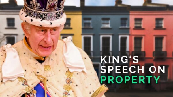 An image of King Charles at the state opening of parliament (AKA the King's Speech).