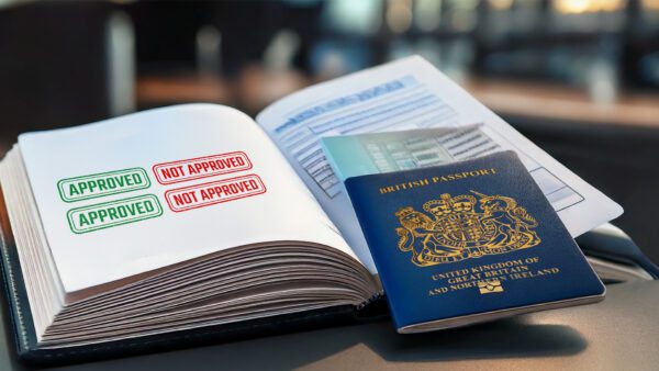 A UK passport that is trying to get turned over to a faverable decision