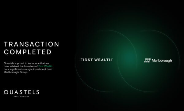 First Wealth & Marlborough Group in a venn diagram to represent their new investment deal.