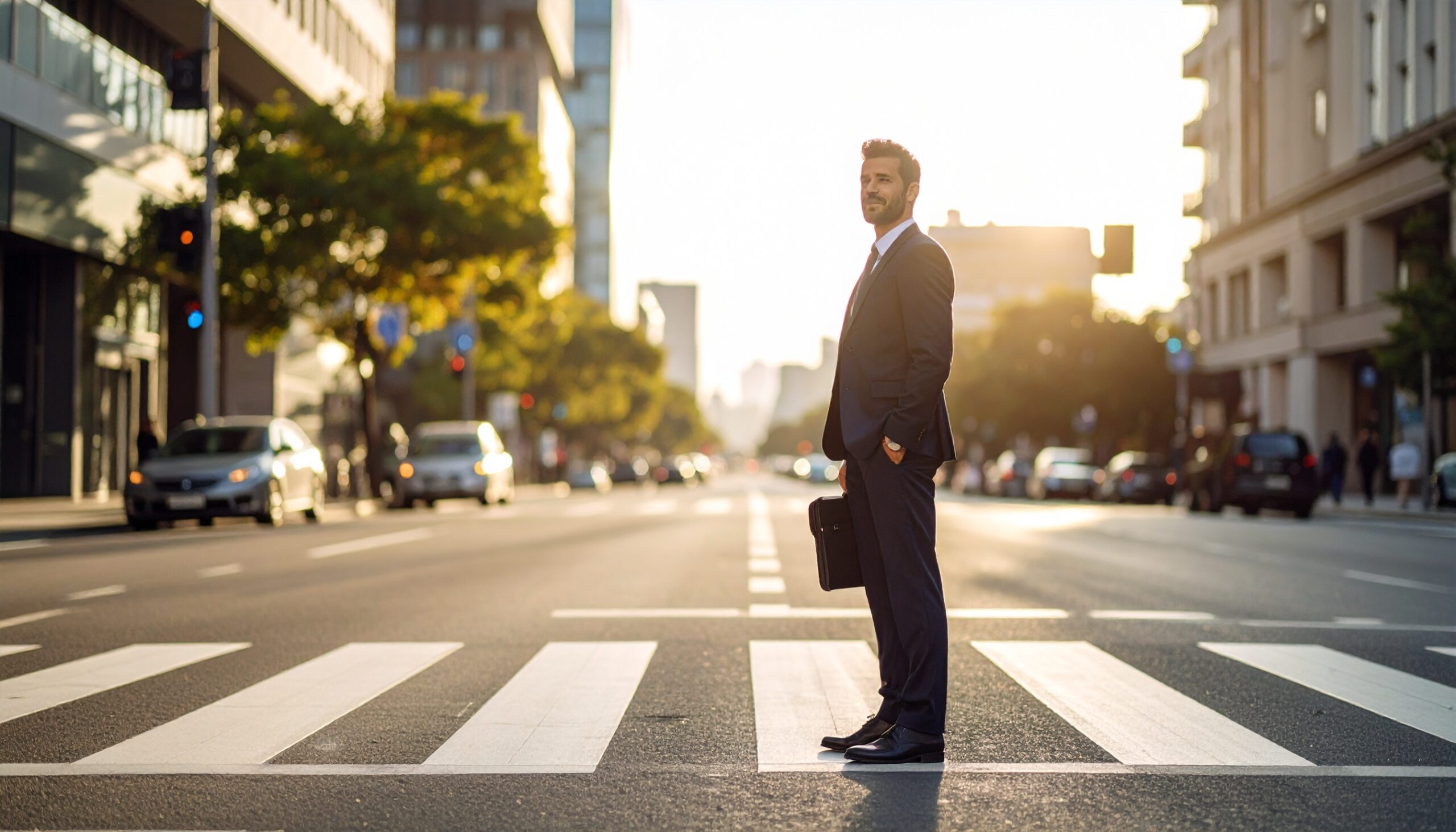Firefly_business-person-standing-at-a-crossroads-in-a-city.-realistic-832239-scaled