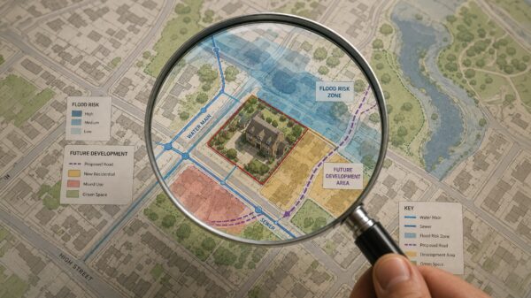 A map detailing the property searches that are undertaken when you purchase a property.